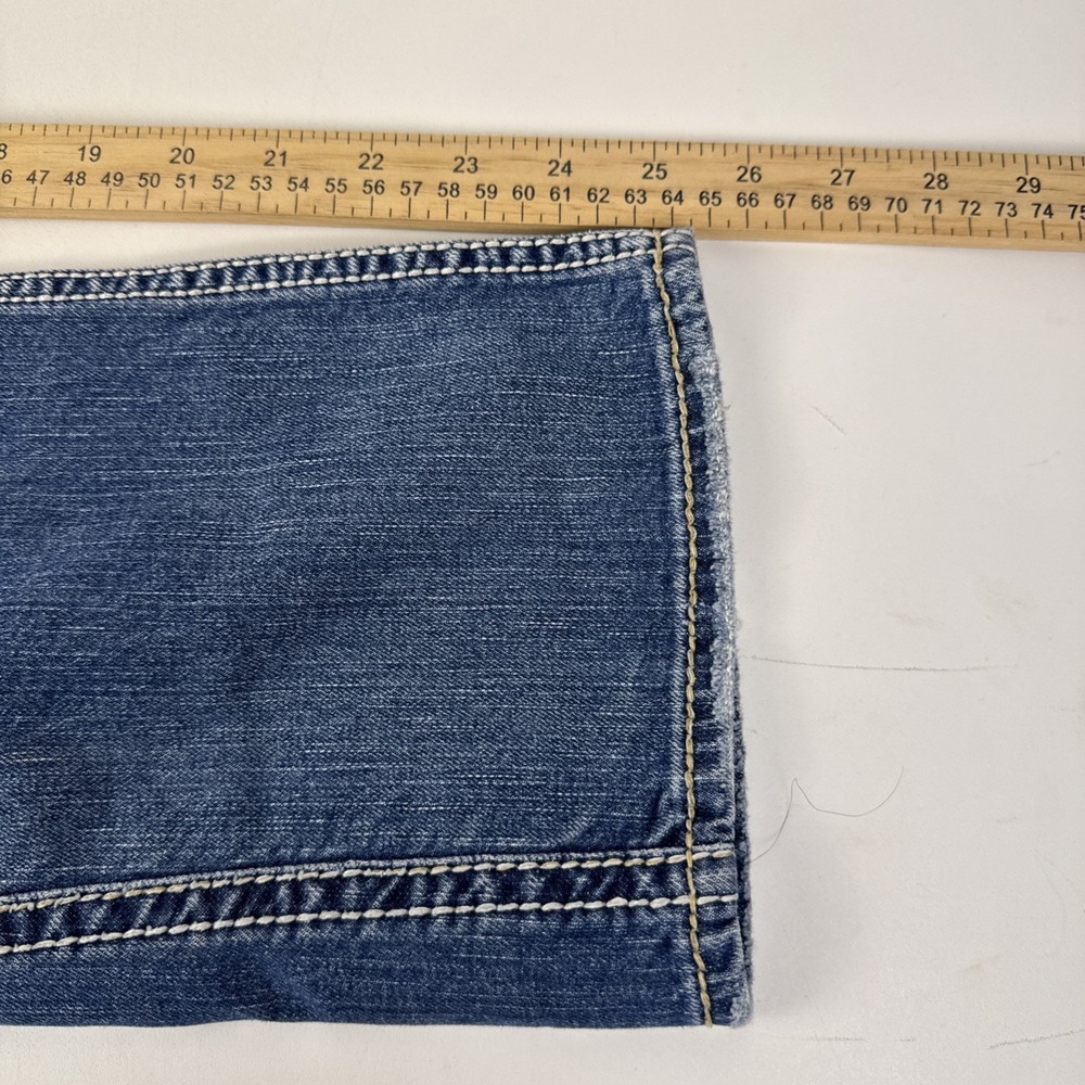 Silver Jeans Frances Capri Women W30 Blue‎ Denim Stretch Medium Wash L1268SVP356 - Picture 12 of 16